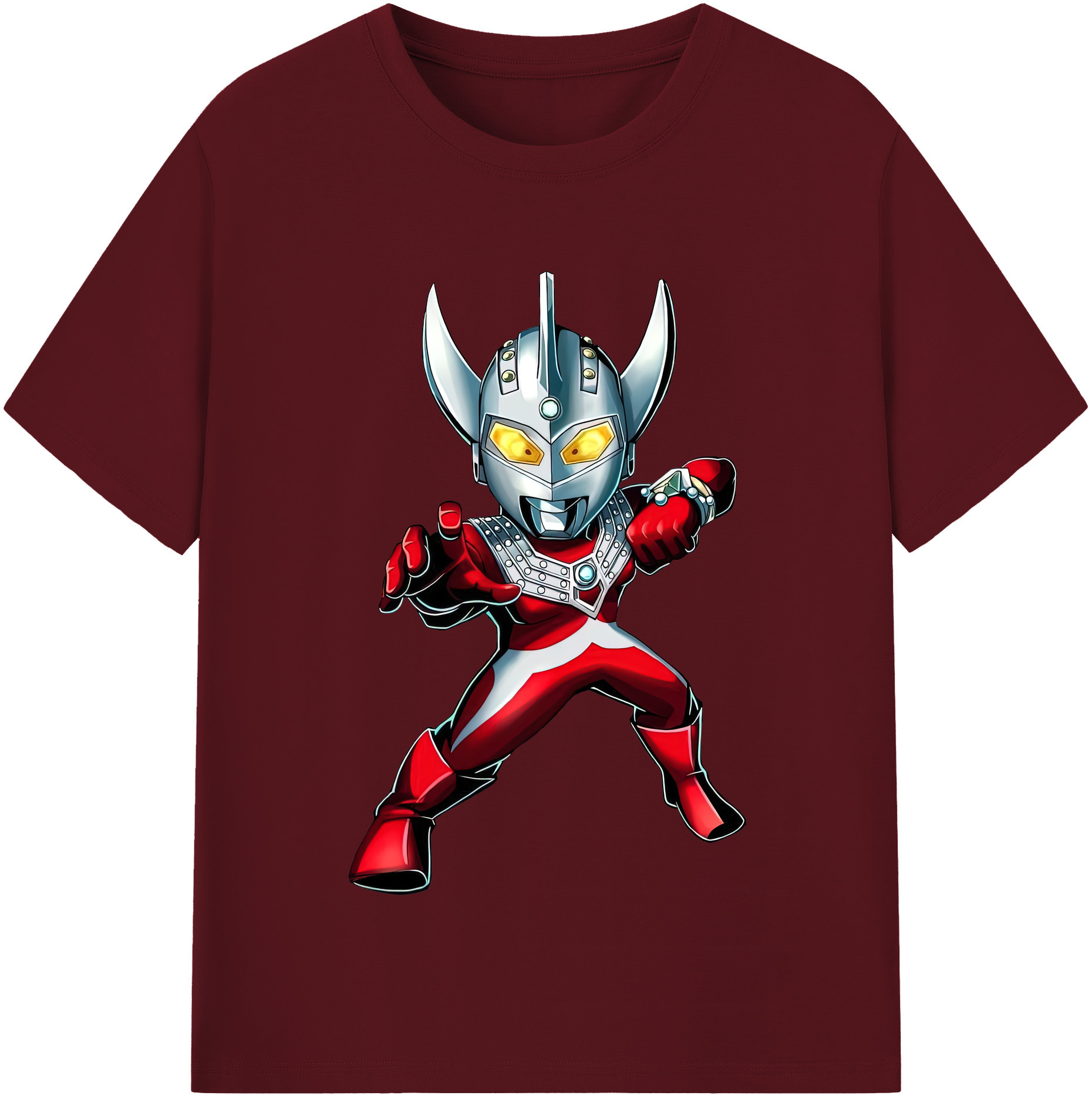 （画像用） ウルトラマン Ultraman 綿100％半袖Tシャツ（フロントプリント）